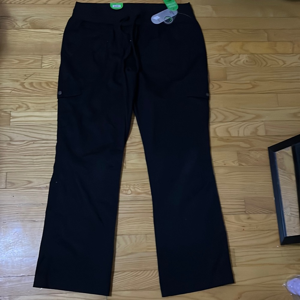 Black scrub pants new with tag